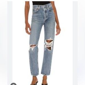 Agolde 90’s Pinch Waist High Rise Straight in Backdrop size 29 NWT NEW